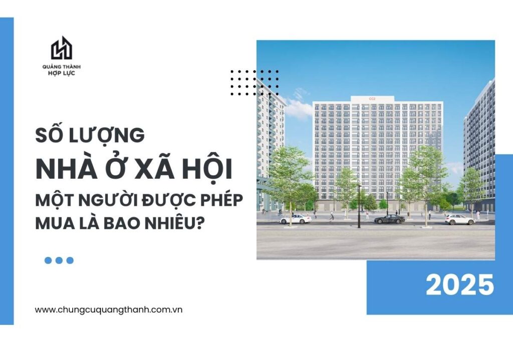 Số lượng nhà ở xã hội một người được phép mua là bao nhiêu?